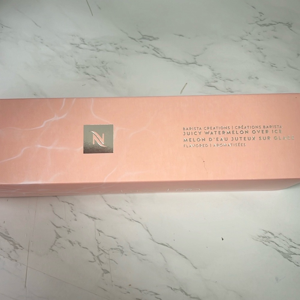 Juicy Watermelon Flavor Over Ice Nespresso Limited Edition Vertuo Line 1 Sleeve